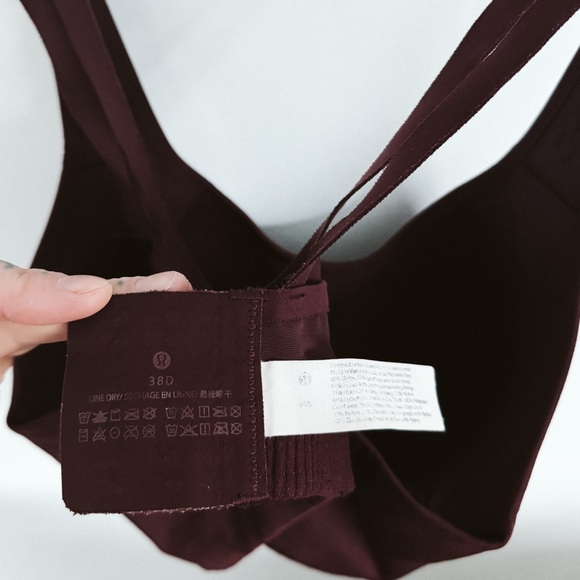 Lululemon AirSupport Bra *High Support Cassis / Plumful - Size 38D - Picture 8 of 8